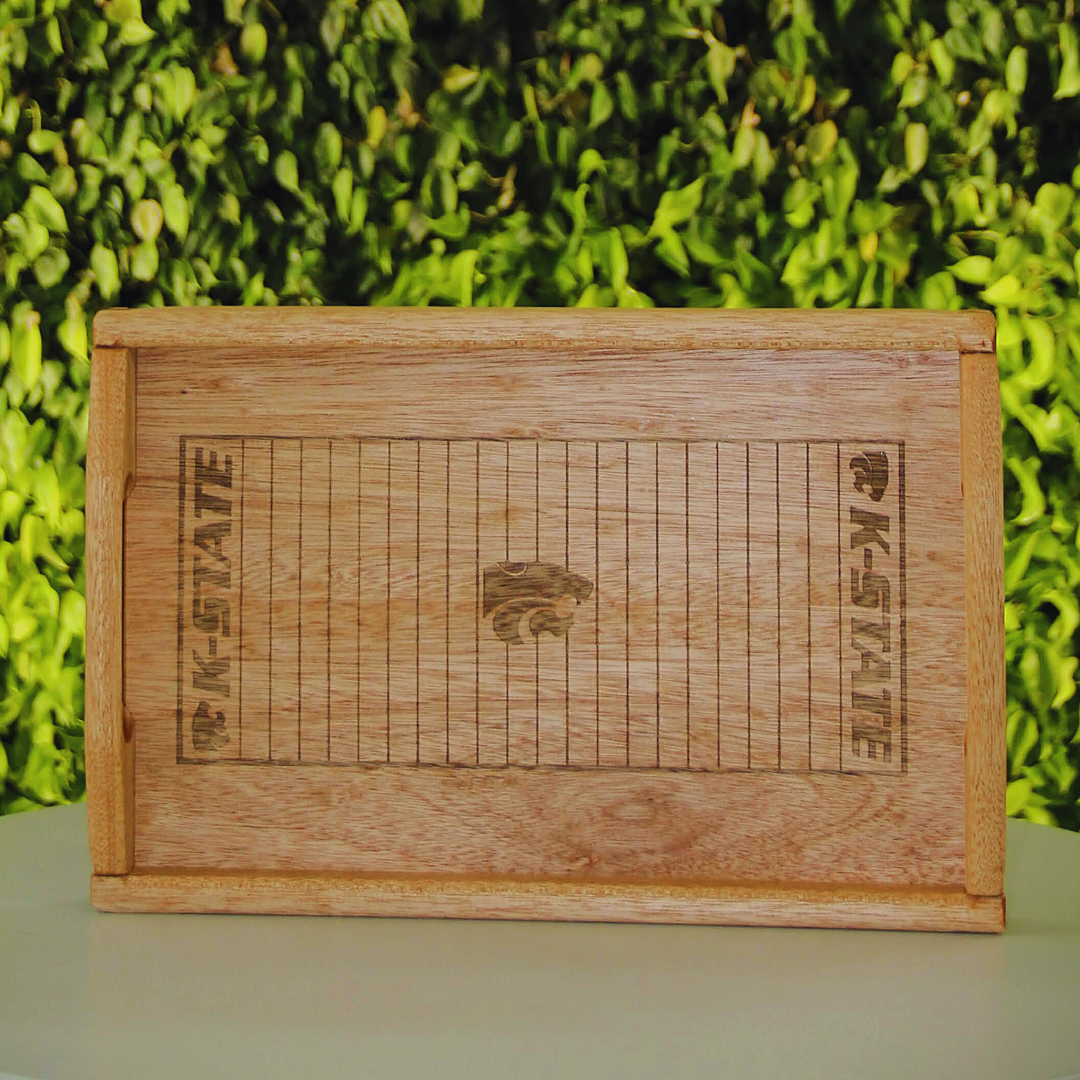 PRE-ORDER: K-State Wooden Serving Tray