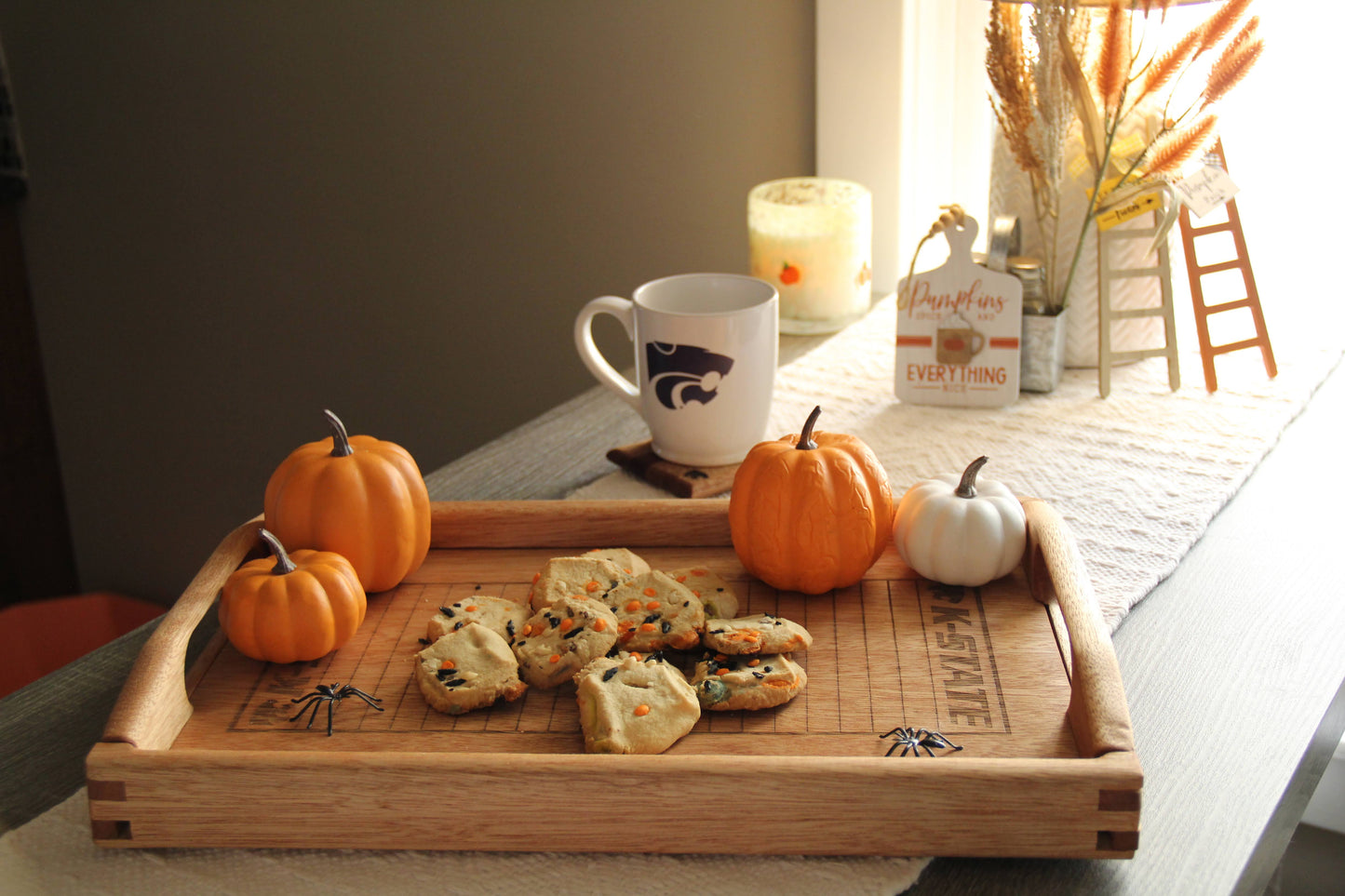 PRE-ORDER: K-State Wooden Serving Tray